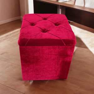Storage Stool Red