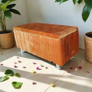 Storage Sofa Divan – Step Design (Premium Quality)Golden