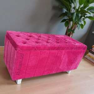 Storage Sofa Divan – Step Design (Premium Quality)Pink